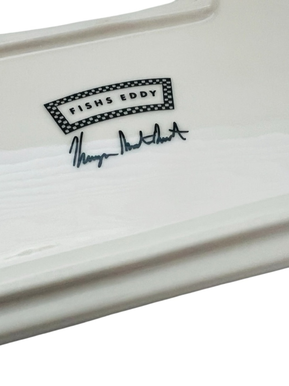 Fishs Eddy Ceramic Van Trinket Tray - Picture 4 of 4